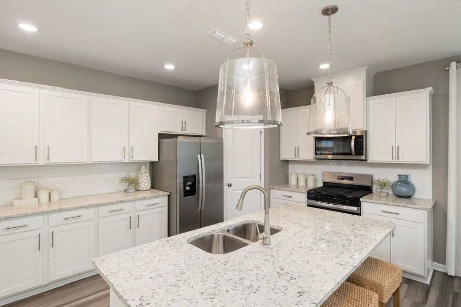 Representative furnished interior of a home built from the Murray by Pulte Homes in Cambria, Garner (Image 13). Representative furnished interior of a home built from the Murray by Pulte Homes in Cambria, Garner (Image 13).