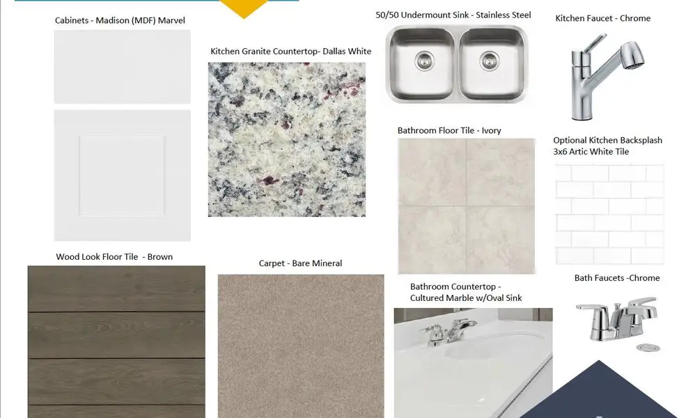 Sample of building materials used in homes in Willow Springs, Buda (Image 3). Sample of building materials used in homes in Willow Springs, Buda (Image 3).