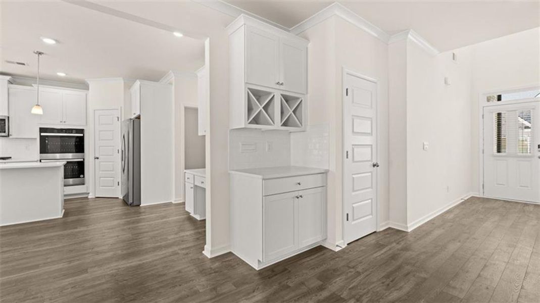 Furnished interior view inside a new home in Wildwood, Covington (Image 10). Furnished interior view inside a new home in Wildwood, Covington (Image 10).