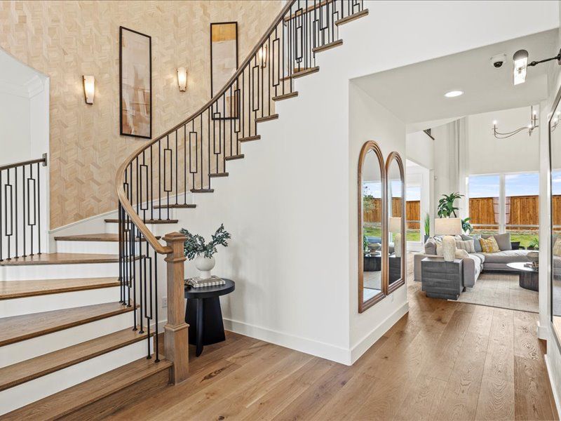 Furnished interior view inside a new home in Nelson Lake Estates, Rockwall (Image 7).