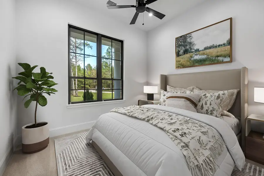 Furnished interior view inside a new home in , Montgomery (Image 8). Furnished interior view inside a new home in , Montgomery (Image 8).