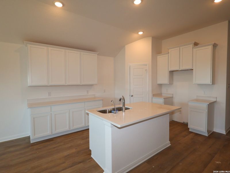 Furnished interior view inside a new home in Hunters Ranch, San Antonio (Image 13).