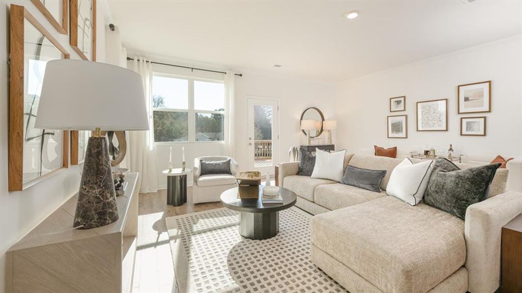 Furnished interior view inside a new home in Mableton Station, Mableton (Image 11).