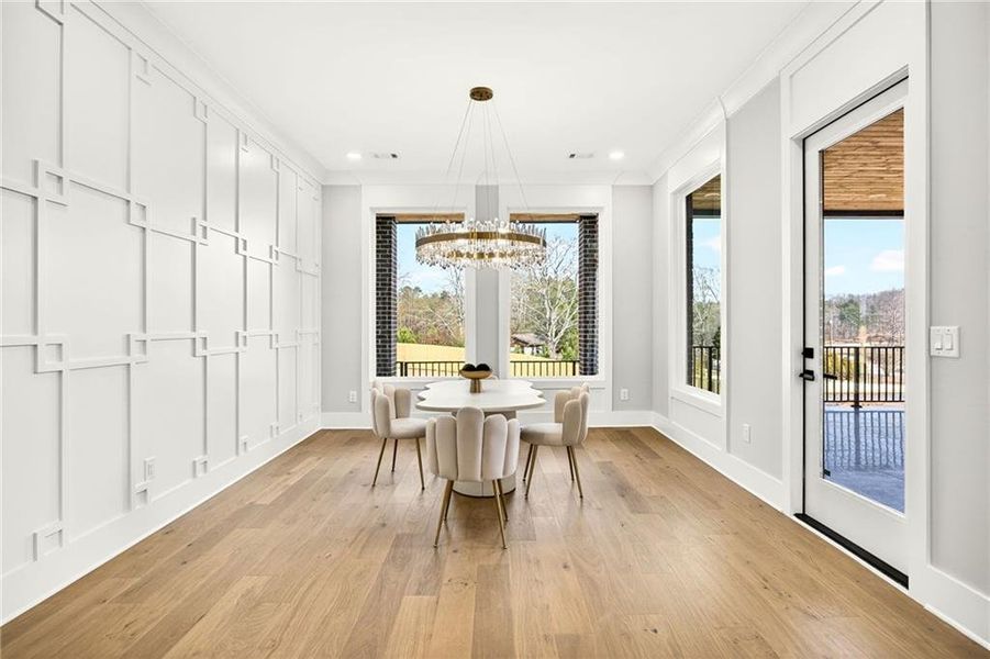 Furnished interior view inside a new home in , Buford (Image 42). Furnished interior view inside a new home in , Buford (Image 42).