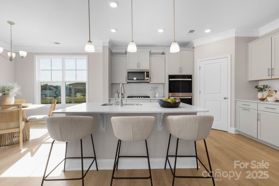 Furnished interior view inside a new home in Sylvan Creek, Denver (Image 7).