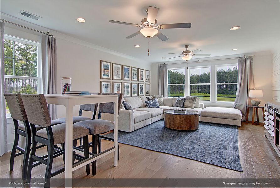 Furnished interior view inside a new home in Indigo at Abbey Preserve, Wilmington (Image 13).