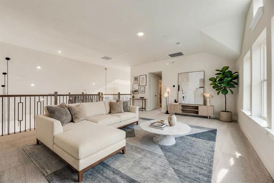 Furnished interior view inside a new home in Providence Cove, McKinney (Image 12).