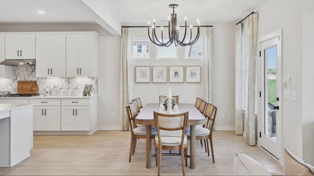 Furnished interior view inside a new home in Cottages of Bearwood, Mount Pleasant (Image 13).