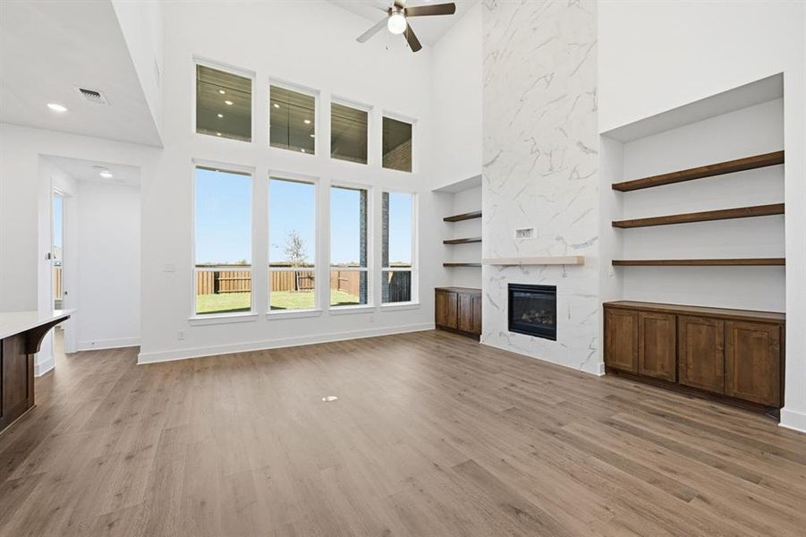 Spacious, unfurnished interior of a new home in Mantua Point: 55ft. lots, Van Alstyne (Image 20).