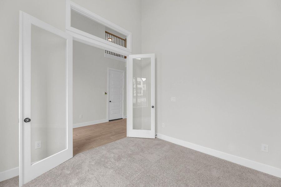 Spacious, unfurnished interior of a new home in Santa Rita Ranch, Liberty Hill (Image 46). Spacious, unfurnished interior of a new home in Santa Rita Ranch, Liberty Hill (Image 46).