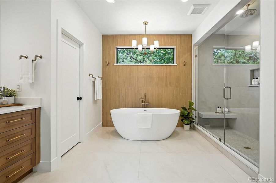 Furnished interior view inside a new home in , Denver (Image 24).