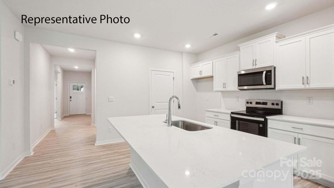 Furnished interior view inside a new home in Clark Creek Landing, Lincolnton (Image 6).