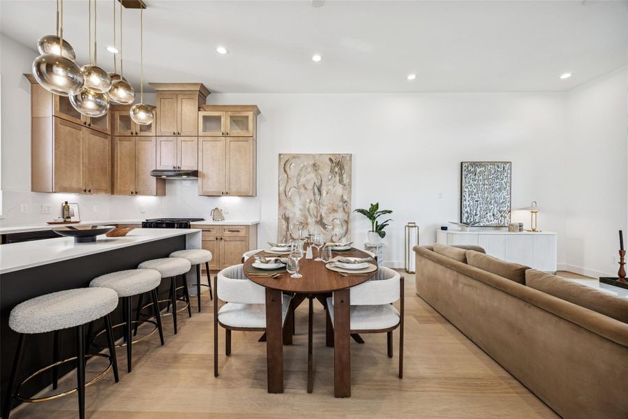 Furnished interior view inside a new home in , Houston (Image 6).
