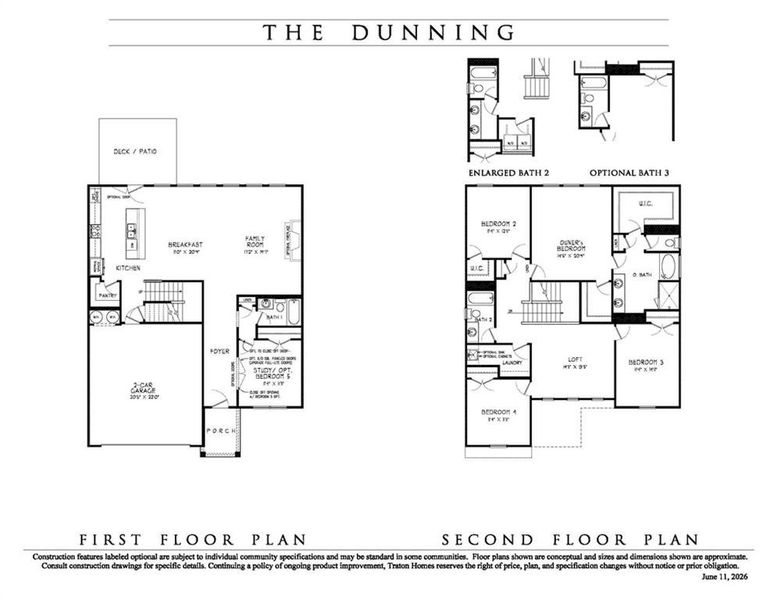 2D floor plan layout of this home in Bellhaven, Smyrna, GA (Image 3).