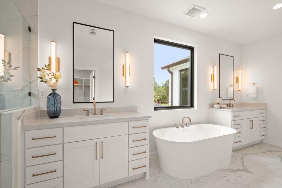 Furnished interior view inside a new home in , Houston (Image 11). Furnished interior view inside a new home in , Houston (Image 11).