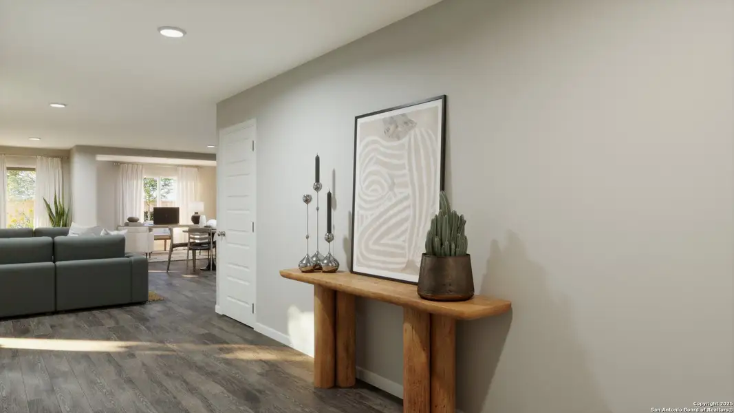 Furnished interior view inside a new home in Applewhite Meadows, San Antonio (Image 6). Furnished interior view inside a new home in Applewhite Meadows, San Antonio (Image 6).