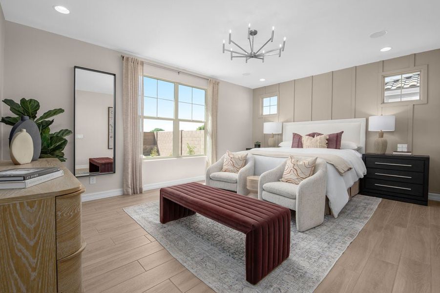 Furnished interior in a model home at Combs Ranch Journey Collection in San Tan Valley (Image 19). Furnished interior in a model home at Combs Ranch Journey Collection in San Tan Valley (Image 19).