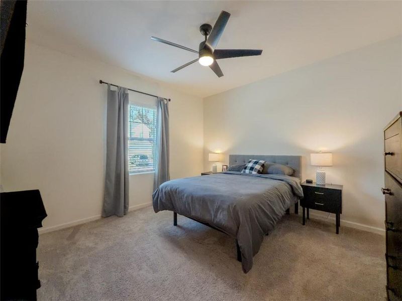 Furnished interior view inside a new home in Bentwater, Hoschton (Image 30). Furnished interior view inside a new home in Bentwater, Hoschton (Image 30).