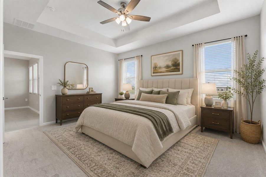 Furnished interior view inside a new home in Wellness Ridge, Clermont (Image 14). Furnished interior view inside a new home in Wellness Ridge, Clermont (Image 14).