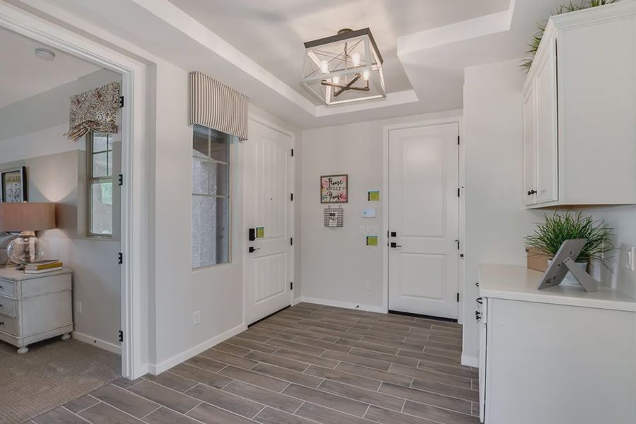 Representative furnished interior of a home built from the Crystal by Elliott Homes in Forté at Granite Vista, Waddell (Image 7).