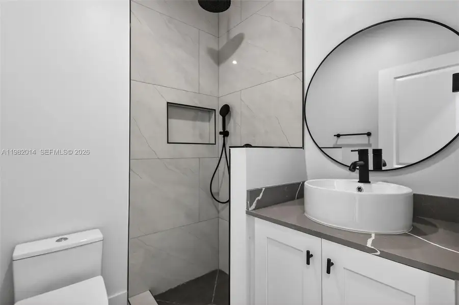 Furnished interior view inside a new home in , Miami (Image 12).