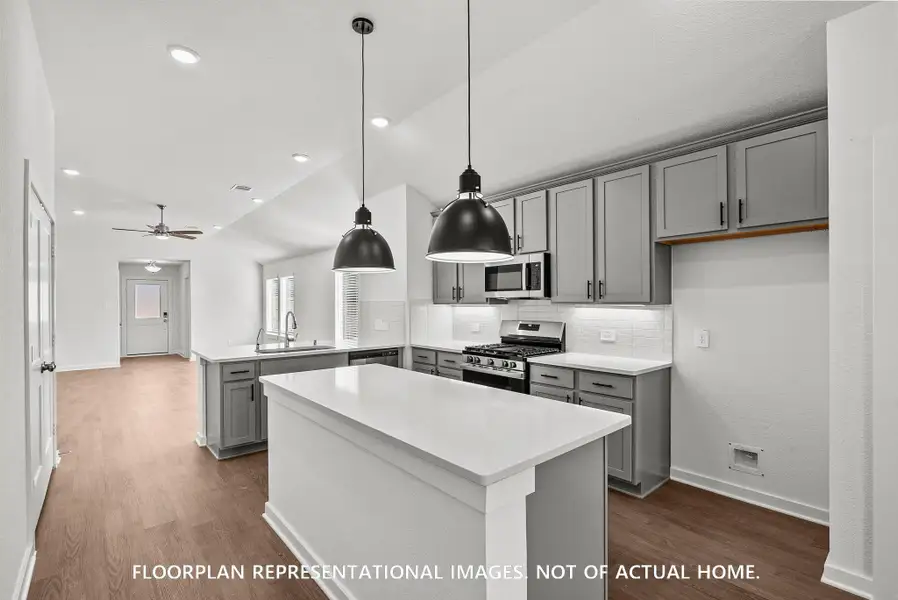 Furnished interior view inside a new home in Summerview, Fulshear (Image 11).
