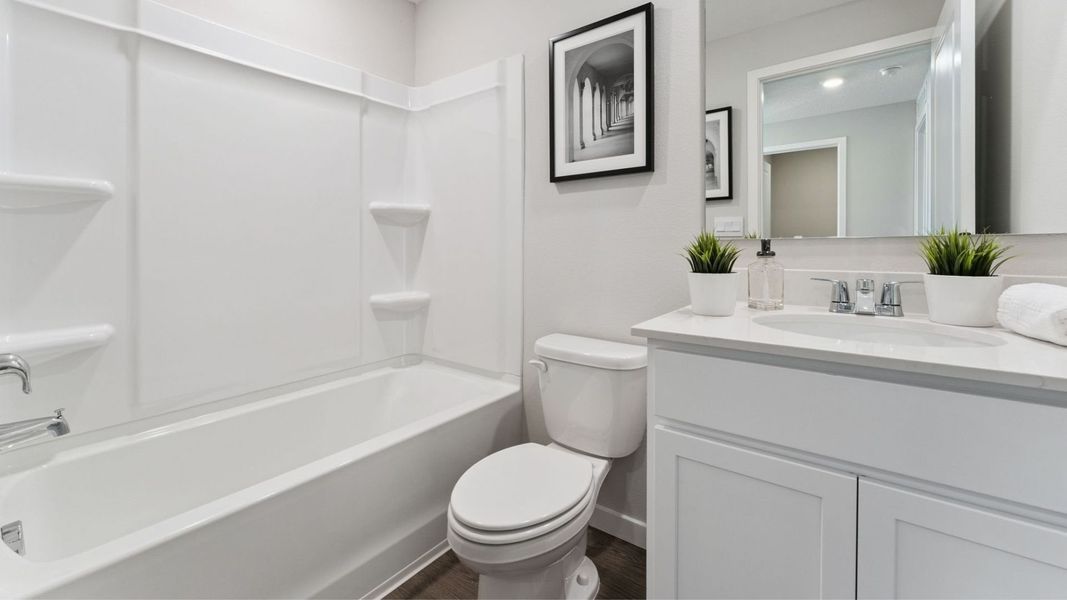 Furnished interior view inside a new home in Preston Cove, St. Cloud (Image 13). Furnished interior view inside a new home in Preston Cove, St. Cloud (Image 13).