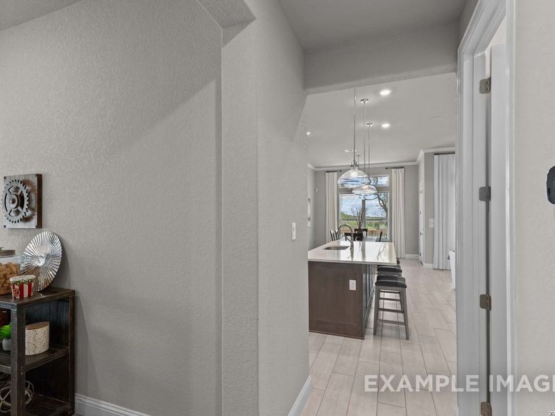 Furnished interior view inside a new home in The Reserve at Potranco Oaks, Castroville (Image 27).