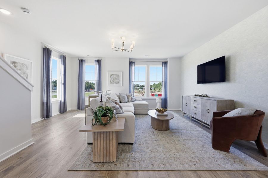 Furnished interior view inside a new home in , Summerville (Image 19).