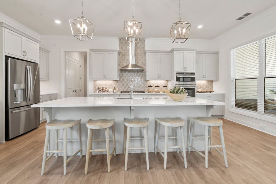 Representative furnished interior of a home built from the The Hickory by The Providence Group in Promenade at Sawnee Village, Cumming (Image 13).