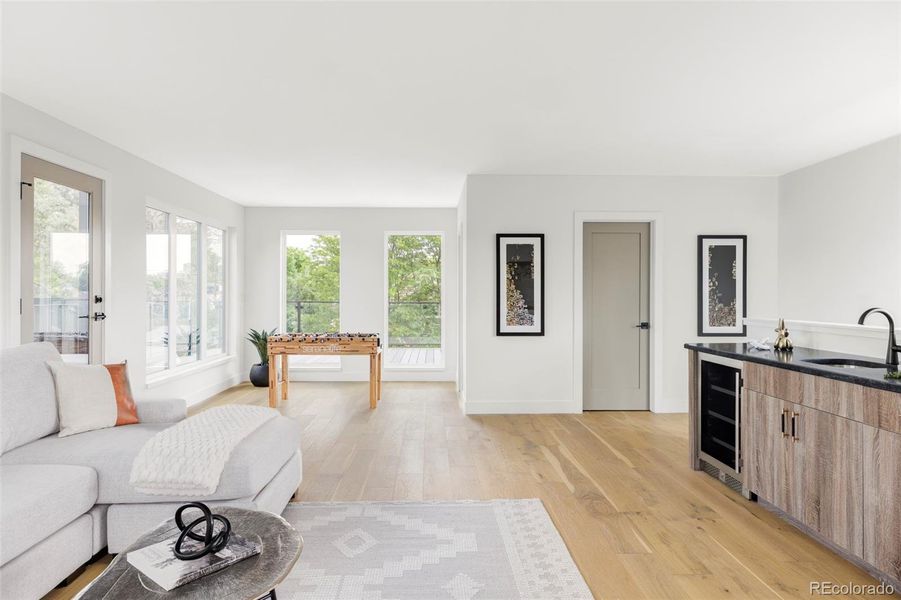 Furnished interior view inside a new home in , Denver (Image 9).