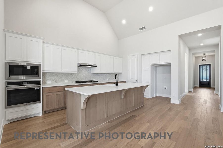 Furnished interior view inside a new home in The Ranches at Creekside, Boerne (Image 5).