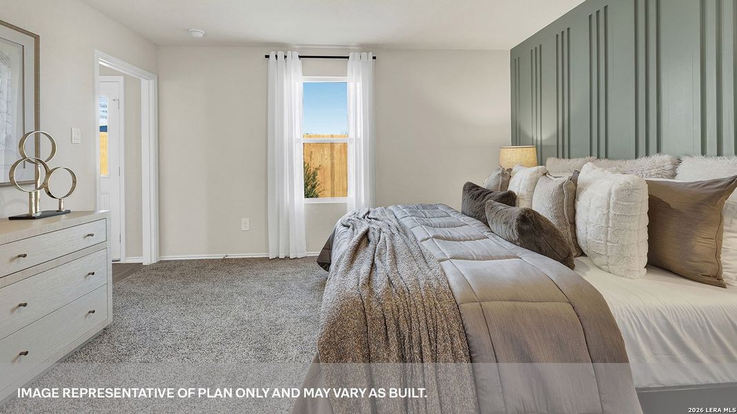 Furnished interior view inside a new home in Spring Valley, New Braunfels (Image 14).