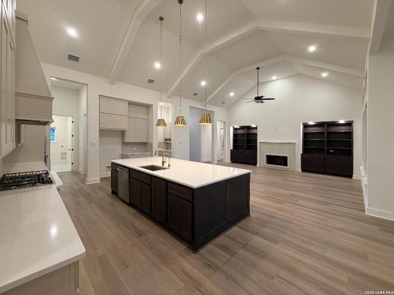 Furnished interior view inside a new home in Waldsanger, New Braunfels (Image 6).
