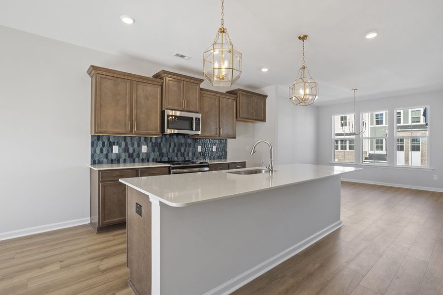Furnished interior view inside a new home in Renaissance at White Oak, Garner (Image 8).