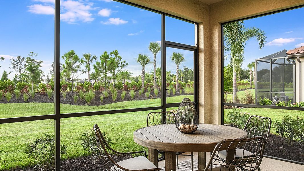 Representative furnished interior of a home built from the Roma by Taylor Morrison in Esplanade at Azario Lakewood Ranch, Lakewood Ranch (Image 4).