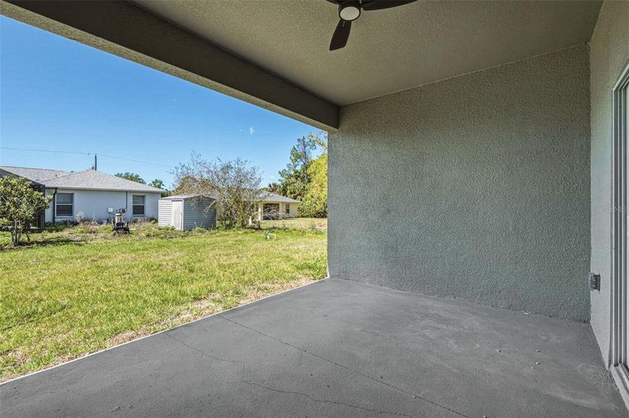 Exterior details and patio area of a home in , North Port (Image 20).