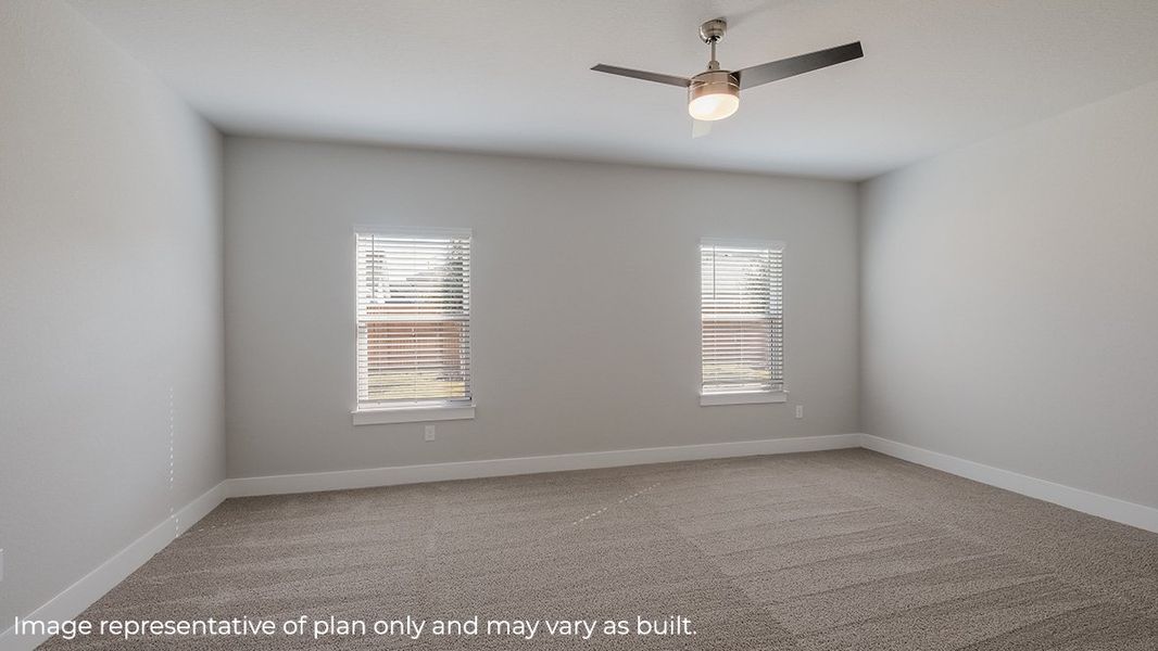 Representative unfurnished interior of a home built from the The Rosemont by D.R. Horton in Veranda, San Antonio (Image 17).