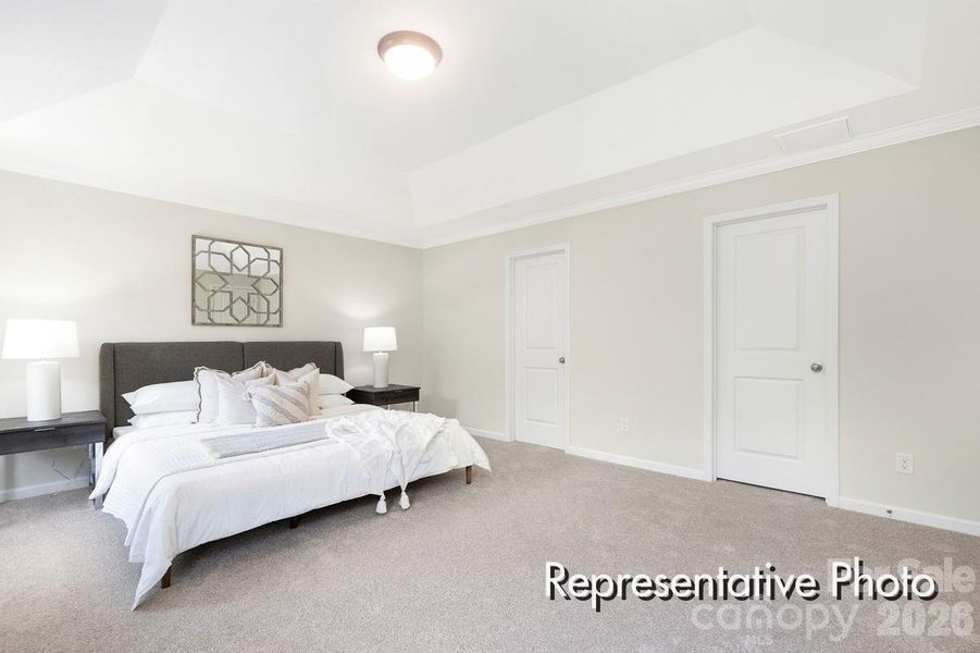 Furnished interior view inside a new home in Whispering Hills, Locust (Image 16). Furnished interior view inside a new home in Whispering Hills, Locust (Image 16).