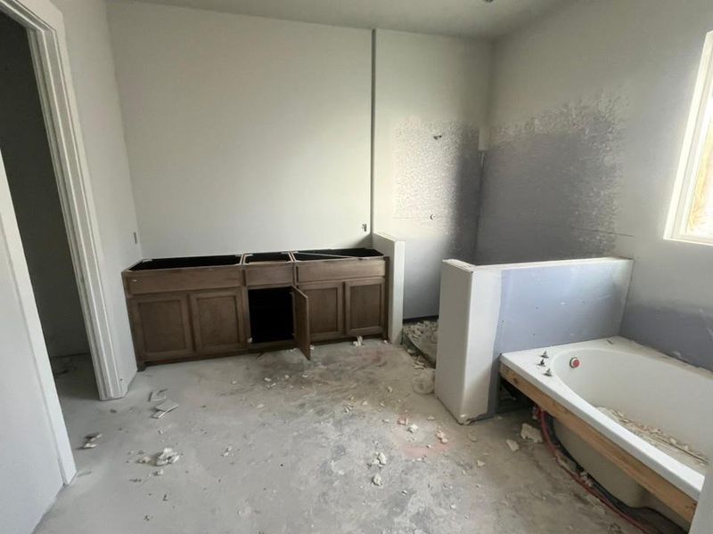 In-progress construction of a new home in Eagle Ridge Estates, Weatherford, TX (Image 8).