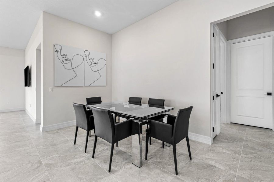 Furnished interior view inside a new home in Avondale at Avenir, Palm Beach Gardens (Image 43).