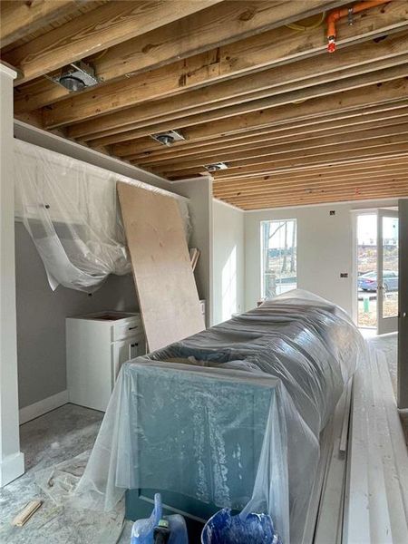 In-progress construction of a new home in , Fayetteville, GA (Image 5). In-progress construction of a new home in , Fayetteville, GA (Image 5).