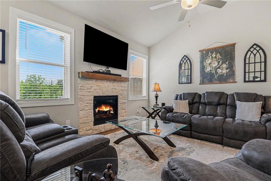 Furnished interior view inside a new home in , Canton (Image 8).