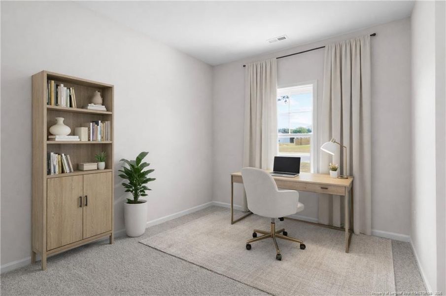 Flex room downstatis - Virtually Staged Flex room downstatis - Virtually Staged