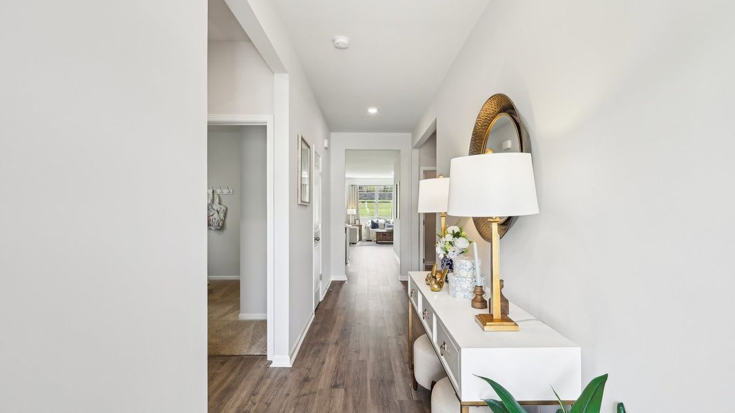 Furnished interior view inside a new home in Reserve at Hickory Ridge, Columbia (Image 25).