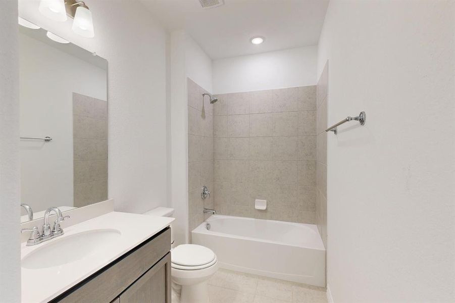 Furnished interior view inside a new home in Tarrytown, Crowley (Image 7). Furnished interior view inside a new home in Tarrytown, Crowley (Image 7).