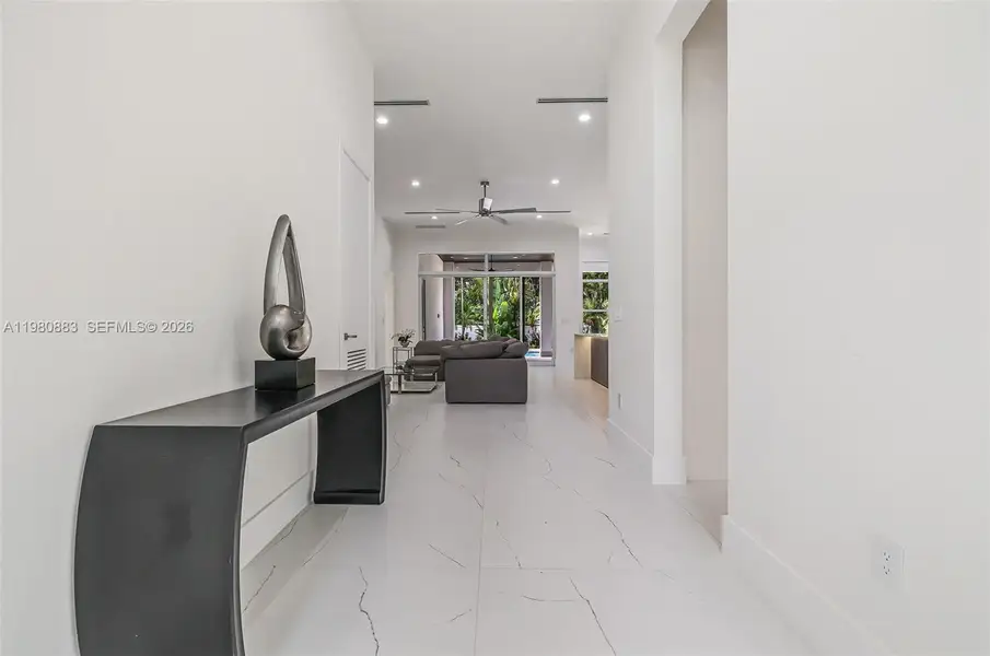 Furnished interior view inside a new home in , Biscayne Park (Image 4).