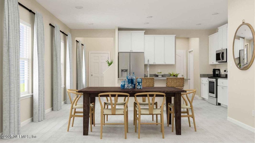 Furnished interior view inside a new home in , Green Cove Springs (Image 9).