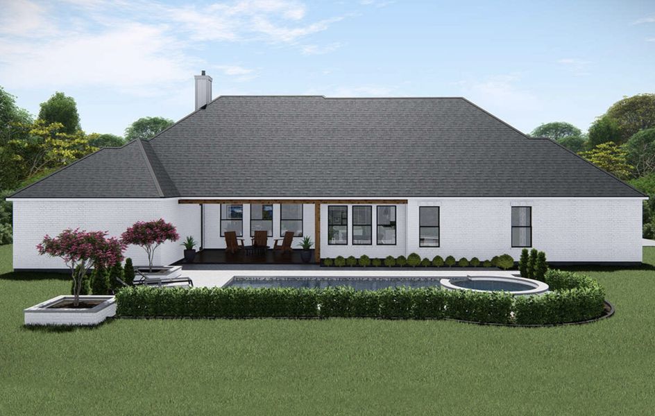 Representative exterior photo of a completed home built from the 3220 by Zeal Home Builders in Horizon Meadow Estates, Paradise, TX (Image 4).