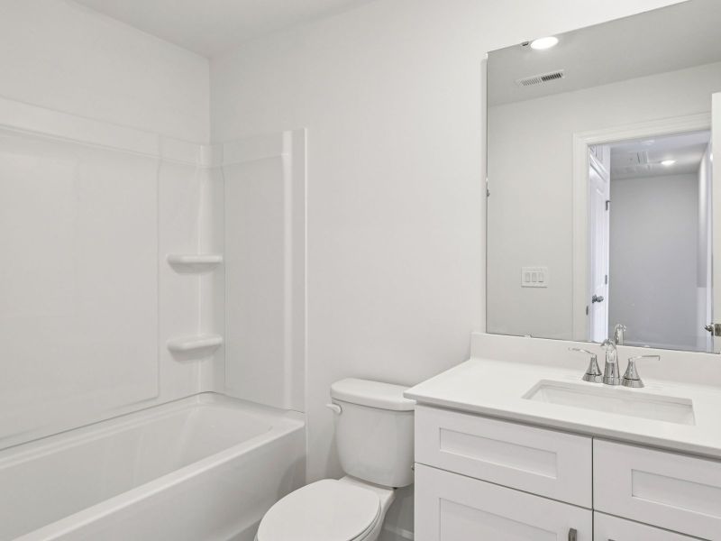 Furnished interior view inside a new home in Meadows at Wilson Farms - The Heights Series, Fort Mill (Image 10). Furnished interior view inside a new home in Meadows at Wilson Farms - The Heights Series, Fort Mill (Image 10).